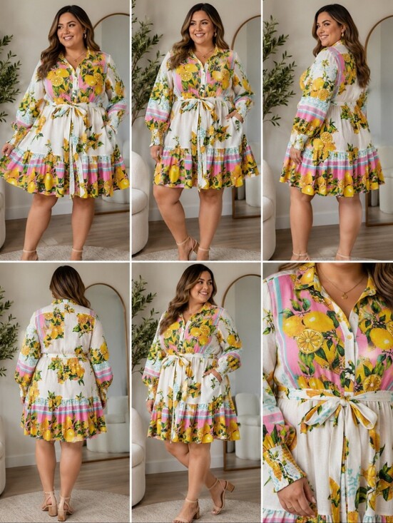 Amira Santorini Dresses & Skirts - Amira Santorini Lemon Grove Tiered Mini Dress One Size 100% Cotton Mediterranean